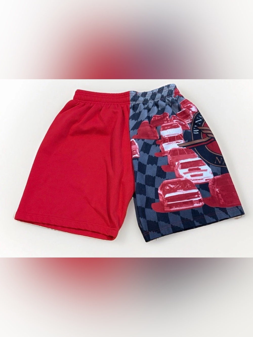 Vintage NASCAR Shorts Fleece Size Large Colorblock Winston Cup Rare Motorsports